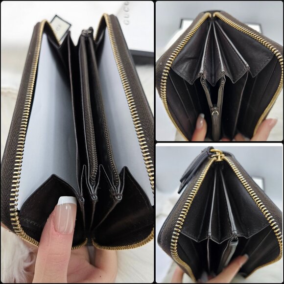 Gucci Supreme Ophidia Zip Around Wallet - Picture 16 of 17